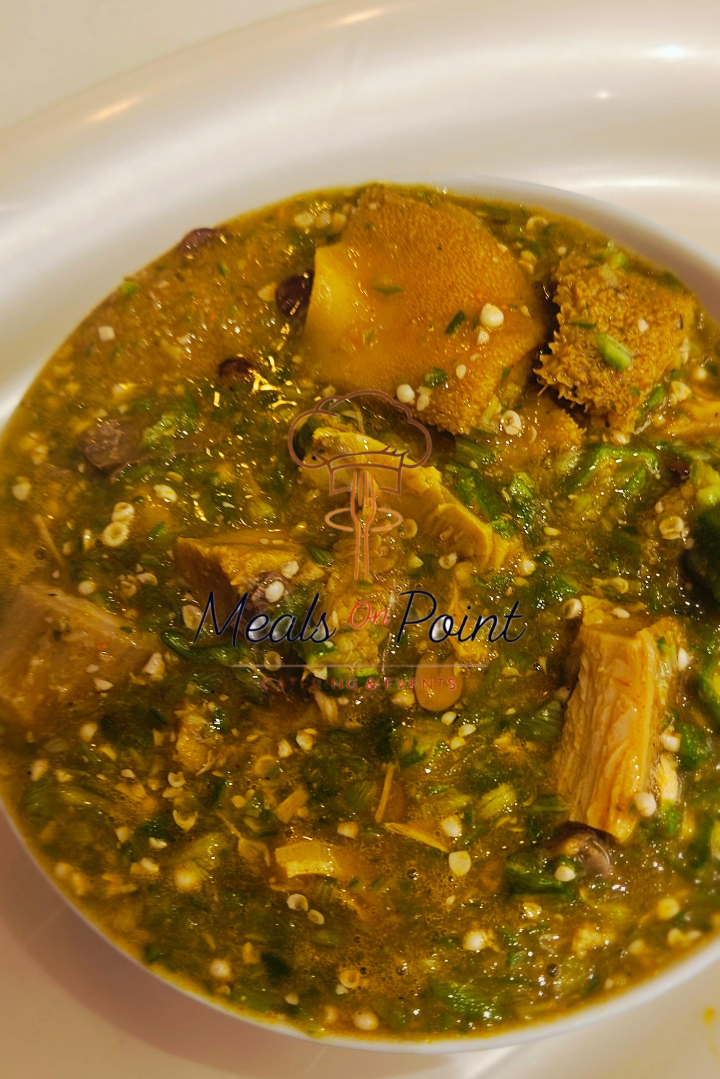 Mixed & Seafood Okra Soup