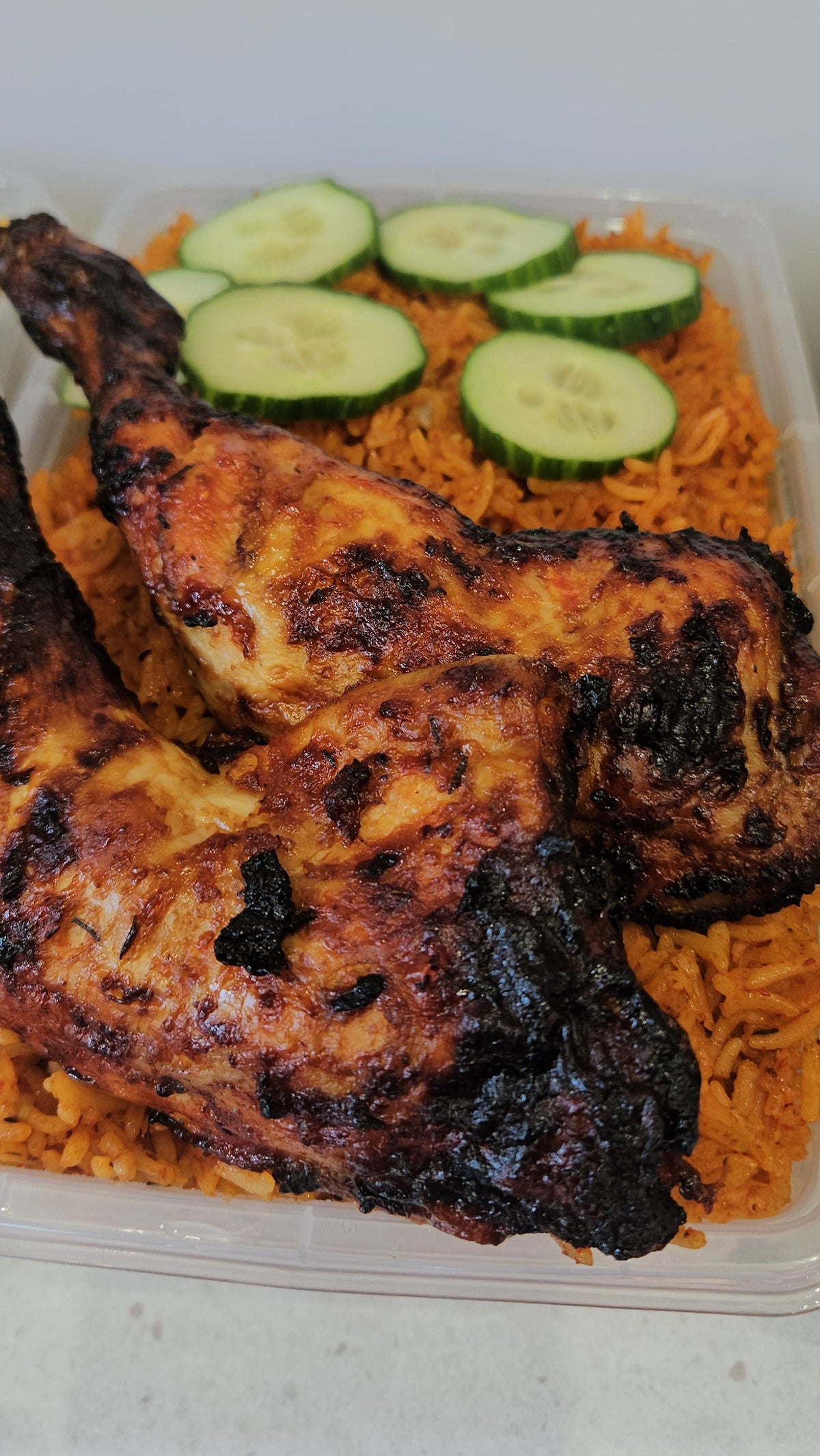 Jollof Rice + Chicken