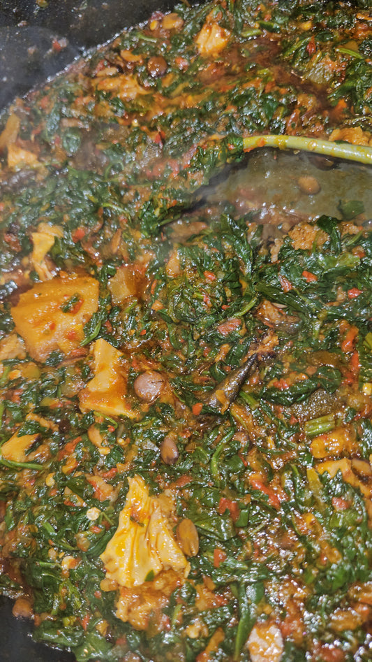 Assorted Efo-riro Soup