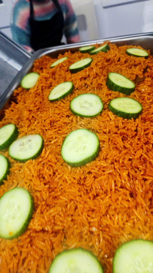 Jollof Rice + Chicken