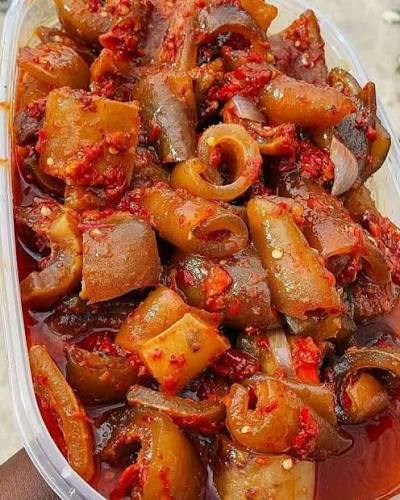 Peppered Ponmo